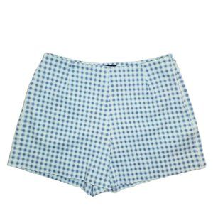 Gap Stretch Blue Plaid Shorts y2k 90s Vtg